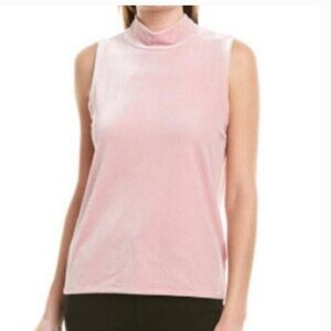 J.Crew Mock Neck Sleeveless Velvet Top Size Small